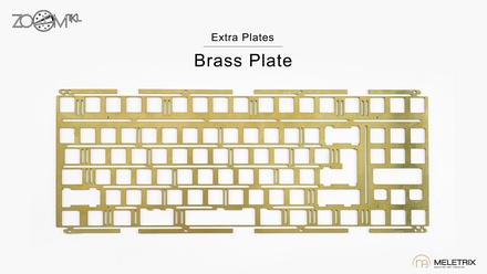 Zoom TKL EE - Brass Plate [GB]