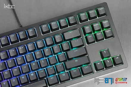 IKBC MF87 RGB Black ANSI MX Blue