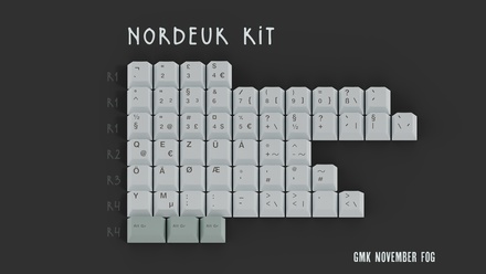 GMK November Fog NorDE [Pre-order]