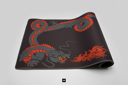 Red Dragon Deskmat