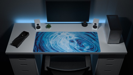 Senkai Deskmats - Water Resistant Ice