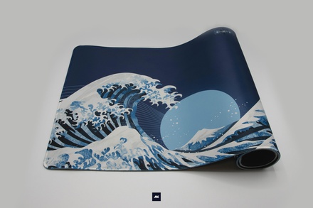 Kanagawa Deskmat Zen Mizu