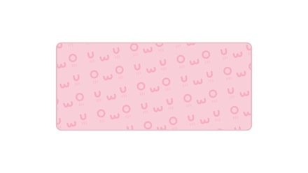 UwU OwO Strawberry Deskmat