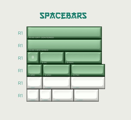 KAT Lucky Jade Spacebars