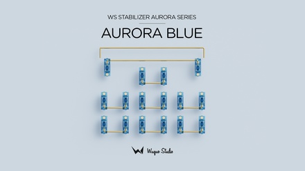 WS Stabs Aurora Series - 7x 2u+1x 6.25u+1x 7u