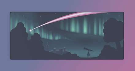 Twilight x Aurora Deskmat