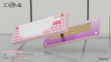 Zoom65 V2 Blush Pink [SS PVD Gold weight] [GB]