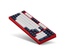 Leopold FC980M PD White Blue Star MX Red