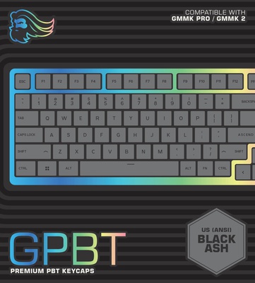 GPBT Black Ash Keycaps