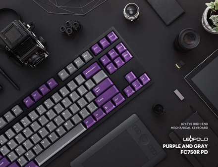 Leopold FC750R PD Grey/Purple MX Silent Red