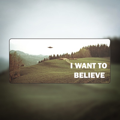 I Want To Believe Deskmat