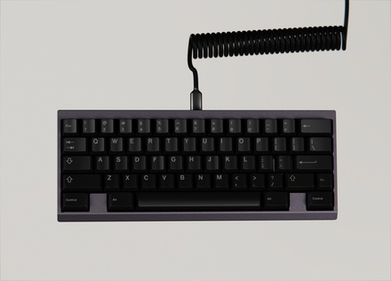 GMK Grey On Black Base Kit [GB]