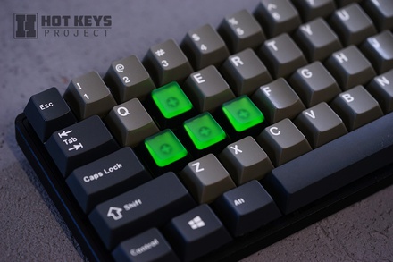 Hotkeys project Transparent Translucent R1 1u