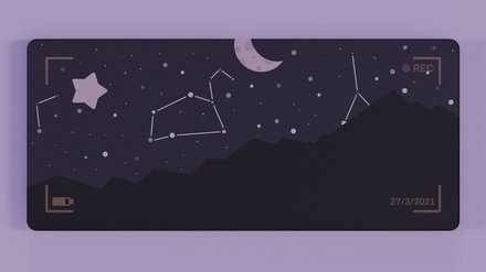 MW Alpenglow Starlight Deskmat