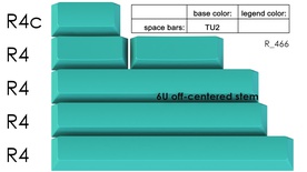 GMK Add-on kit TU2 Spacebars