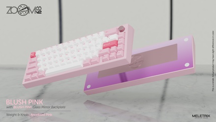 Zoom65 V2 Blush Pink [Anodized  Pink weight] [Pre-order]