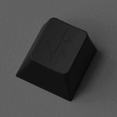 Iron160 Smith + Rune artisan keycap - Black