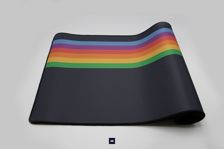 Charcoal Grey Rainbow Deskmat