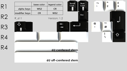 GMK Monochrome Extra kit set