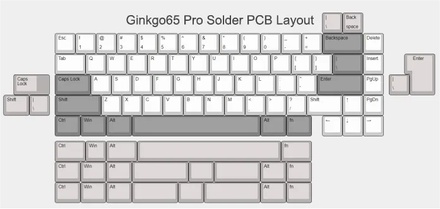 Ginkgo65 Pro - Solder PCB [GB]