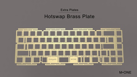 Ginkgo65 Pro - HS Brass plate [GB]