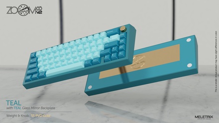 Zoom65 V2 Teal [SS PVD Gold weight] [GB]