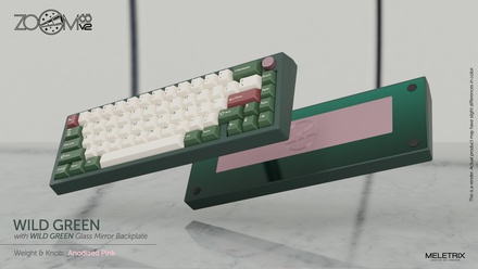 Zoom65 V2 Wild Green  [Anodized  Pink weight] [GB]