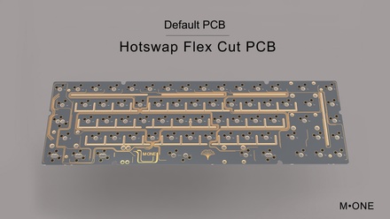 Ginkgo65 Pro - Hotswap flexcut PCB [GB]