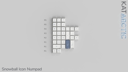 KAT Arctic Snowball Icon Numpad