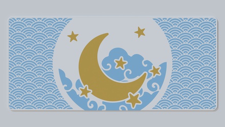 Sora Blue Moon Deskmat