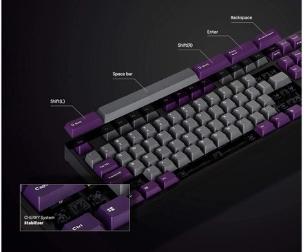 Leopold FC750R PD Grey/Purple MX Red