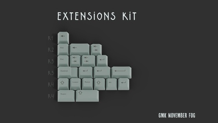 GMK November Fog Extensions [Pre-order]
