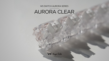 WS Switches - Aurora Clear (No Factory Lube) (10 pack)