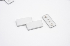 Choc MBK Low-profile keycaps 2u White (2 pack)