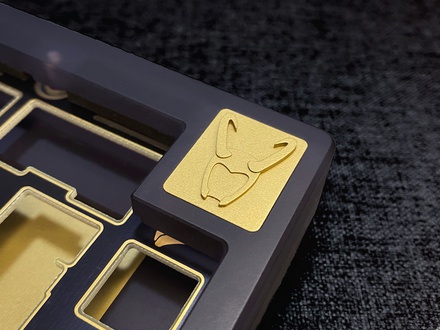 Loki65 Viking Helm Badge Brass