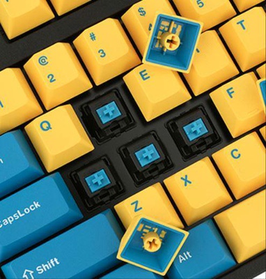 Leopold FC750R PD Yellow Blue MX Clear