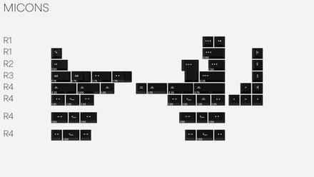 GMK WoB Hiragana Micons kit