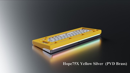 Hope 75 X Premium - Yellow Brass Silver