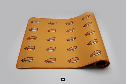 Doggo Sushi Orange Deskmat