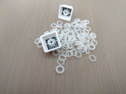 Cherry MX Rubber O-Ring Clear (110 pcs)