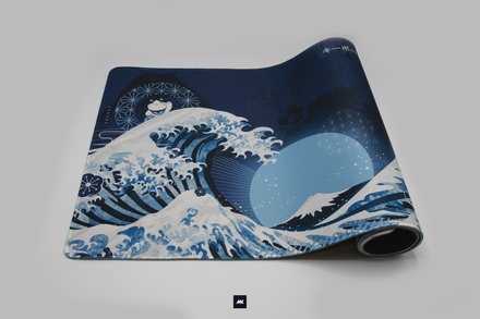 Kanagawa Deskmat Mizu