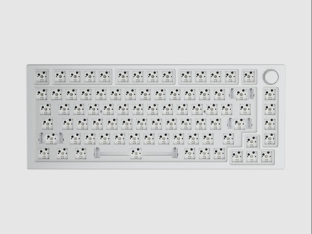 GMMK Pro White Ice 75% TKL - Barebone, ISO-Layout, White Ice