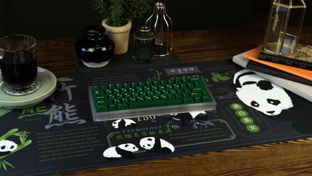 Panda Deskmat Dark