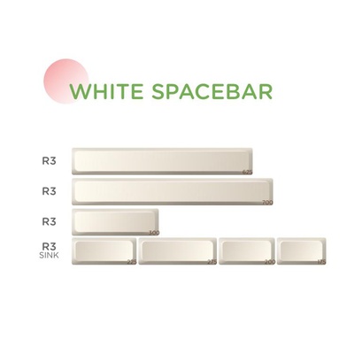 SA MO Choco R2 Spacebar White