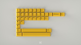 GMK Gregory Black On Yellow Kit