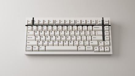 BOX 75 Keyboard White PVD