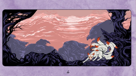 Kitsune Fox deskmat [Pre-order]