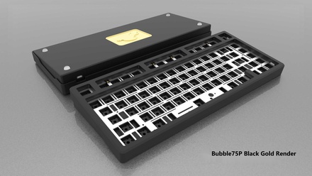 Bubble75 Keyboard Kit Premium [Black Gold]