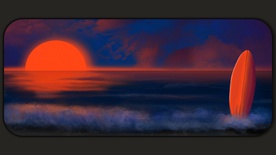 Sunset Beach Deskmat