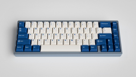 GMK Classic Blue and White Base kit